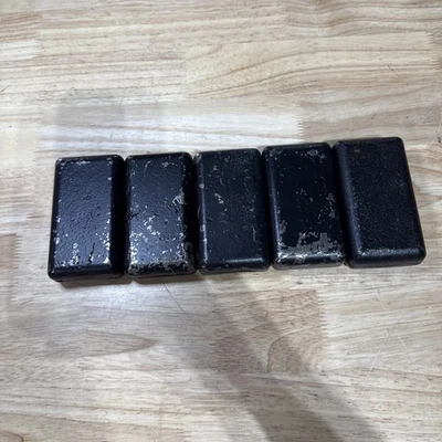 Lote de 5 - 3LB PESO de hierro fundido para chaleco con peso entrenamiento gimnasio en casa Foto 1 de 4