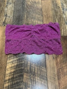 American Eagle Outfitters Purple Lace Bandeau - Bra - Size Small Bralette - Picture 1 of 8