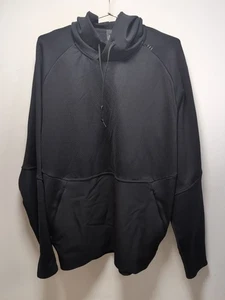 Sudadera con Capucha Lululemon Drysense Negra Para Hombre Grande Licencia Para Entrenar Gimnasio Ligero - Imagen 1 de 10