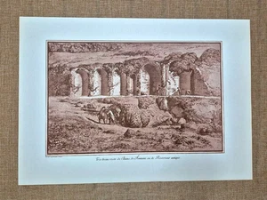 Sicilia Centuripe Resti Begriff Amphiteatro Houel Malerische Reise 1782 Nachdruck - Bild 1 von 1
