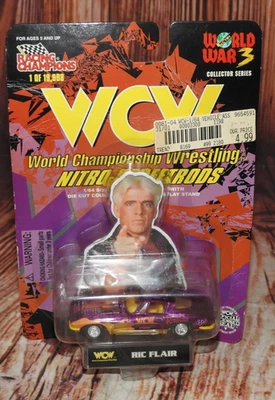 Corvette WCW RIC FLAIR 1998 Racing Champions Nitro-Streetrods World War 3 '63 Foto 1 de 4