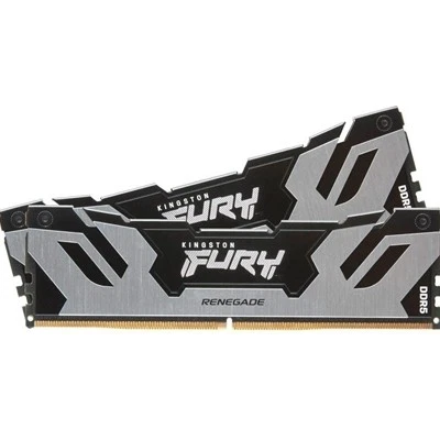 Kingston Fury Renegade 32Gb 2 X 16Gb 7200Mhz Ddr5 Dimm System Memory Silver Heat - Image 1 of 1