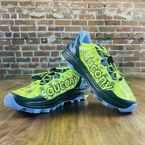 Saucony Laufschuhe Damengröße 9 zitronefarben und lila Koa " - Bild 1 von 10