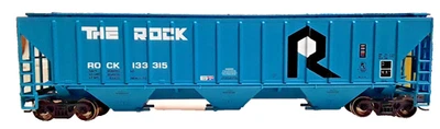 Athearn HO Scale 71699 Rock Island 3 Bay Covered Hopper 133315 (AA-293 - Image 1 of 4