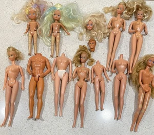 Vintage Barbie, Ken Lady Lovely Locks Doll Lot Damaged TLC OOAK 70s-90s Mattel - Picture 1 of 11