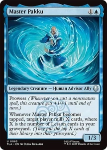 4 x Master Pakku (0063) - Avatar: The Last Airbender - Uncommon - Picture 1 of 1