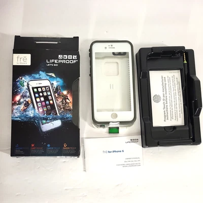 LifeProof FRE Waterproof Case  Edge White Gray for iPhone 6 - Image 1 of 4