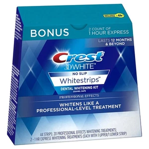 Crest 3D Professional Effects Whitestrips 20 Treatments Teeth Whitening Kit - Picture 1 of 4