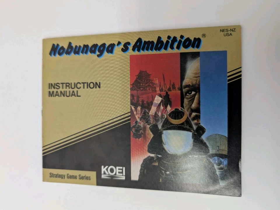 NES  Nobunaga's Ambition 1 Authentic Nintendo Game *Manual Only* - Image 1 of 3