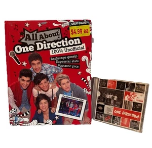 All About One Direction: 100% Unofficial by Parragon Books + “Best Song Ever” CD - Picture 1 of 11