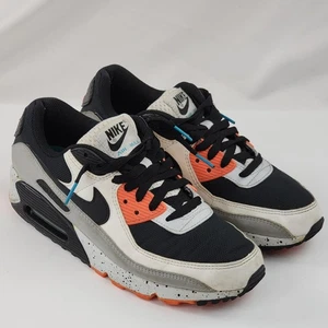 Nike Air Max 90 'Black Turf Orange DC9845-100 Mens Size 8.5 Shoe Sneakers VG - Picture 1 of 10