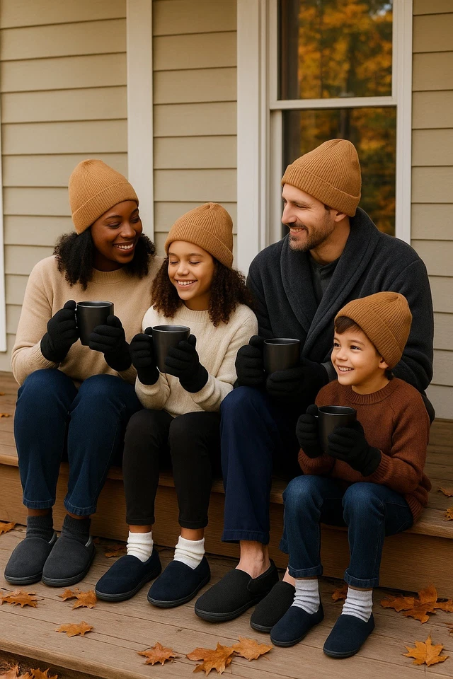 Chinelos de espuma com memória infundida em gel isotoner + meias + feijão + meias - Imagem 1 de 4