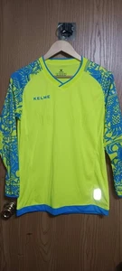 Kelme Fußball Goalie Trikot Jugend Größe 12 gelb und blau gepolsterte Ellbogen Tor... - Bild 1 von 10