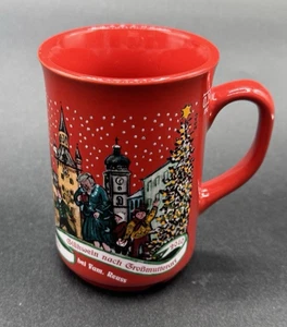 Deutschland Weihnachtsmarkt Glühwein Karola Reuss 2010 Becher Tasse 4" hoch - Bild 1 von 8