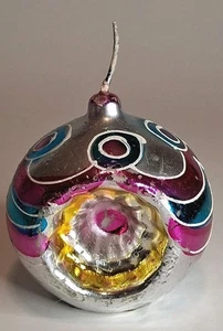 RARE  CANDLE Made in Italy Shaped as  INDENT/REFLECTOR  Christmas Ornament - Picture 1 of 8