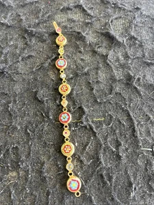vintage micro mosaic bracelet - Picture 1 of 4