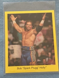 BOB HOLLY 1997 WWF Trivia Cardinal Rookie Card WWE RC SPARKPLUG Hardcore Holly - Picture 1 of 1