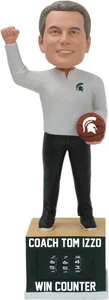 Tom Izzo Michigan State Spartans Coach Win Counter Bobblehead NCAA College - Picture 1 of 1