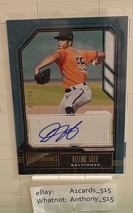 Dillon Tate - 2021 Panini Chronicles Playbook Auto #PA-DT Green Refractor 06/10 - Bild 1 von 3