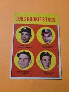 Vintage 1963 Topps #169 Rookie Stars GAYLORD PERRY VG See Photos - Picture 1 of 9