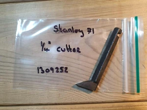 Vintage Stanley 71 Router Plane 1/4" Iron Old Woodworking Hand Tools Cutter Tool - Picture 1 of 1