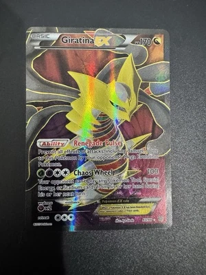 Pokémon TCG: Giratina EX (93 Full Art) Ultra Rare 93/98 XY Ancient Origins - Image 1 of 4
