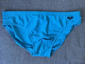 Badehose Slip Herren Arena Santamarias Größe 8 Türkisblau - Bild 1 von 1