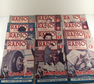 Radio Y Hobbies En Australia - Lote Paquete Revista Vintage 1948 Año Completo - Imagen 1 de 24