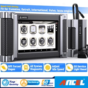 ANCEL HD8000 Diesel Heavy Duty HD Truck Scanner DPF Regen OBD Diagnostic Tool - Picture 1 of 18