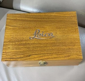 Vitrina de caja de madera Leica para Leica M M10 M9-P M246 M240 M-P - Imagen 1 de 3