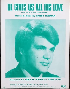 Ross D. Wyllie - He Gives Us All His Love 1971 Original Australian Sheet Music - Picture 1 of 1