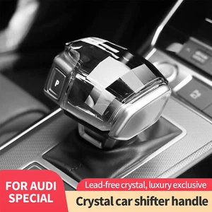 Crystal Gear Shift Knob Cover for Audi A6 A7 RS6 RS7 A8L Q7 Q8 S8 A6L 2019-2024 - Picture 1 of 12