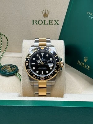 Rolex GMT-Master II esfera negra bisel de cerámica 116713ln Oyster usado como nuevo Foto 1 de 4