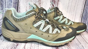Merrell Avian Light Ventilator Damen-Wanderschuhe Größe 9 oliv/türkis J16754 - Bild 1 von 8