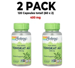 Solaray, 2 PACK, 400 mg, 60 VegCaps each, Men & Women's Health, Fertility Energy - Picture 1 of 3