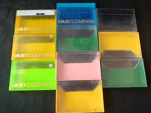 Venta al por mayor lotes de 10-PIEZAS las fundas de plástico para cartucho Nintendo Famicom-f0603- - Imagen 1 de 16