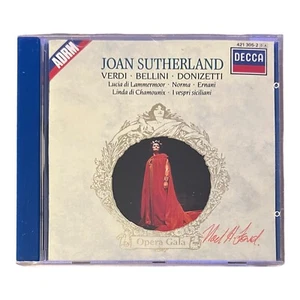 Joan Sutherland: Verdi, Bellini, Donizetti Opera CD Gala Decca Opera Clásica - Imagen 1 de 4