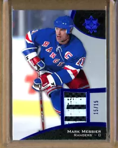 2015-16 Ultimate Collection Platinum Blue #20 Mark Messier STICK 15/15 - RANGERS - Picture 1 of 2
