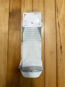 Nike Spark 14 - 16 Socks White NO Show Thin Cushioned Running - Picture 1 of 11