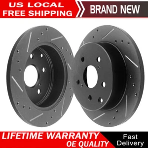 REAR. Brake Rotors for 2006 2007 2008 2009 2010 - 2018 Toyota RAV4 Lexus HS250h - Picture 1 of 6