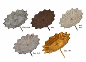 Plato de velas para enchufar de hierro D11xH8cm selección - Imagen 1 de 6