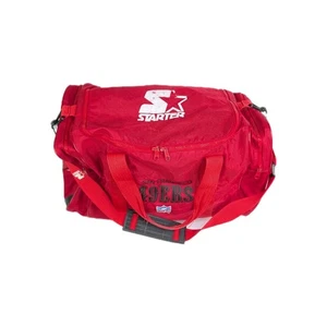 Vintage 90’s Starter San Francisco 49ers Red 20" Duffle Bag NFL Football - Picture 1 of 12