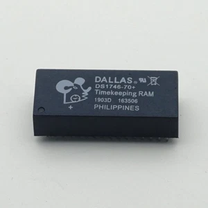 DALLAS DS1746-70+ DS1746-70 CRONOMETRISTA NVRAM 70ns x 2PCS NUOVO - Foto 1 di 5