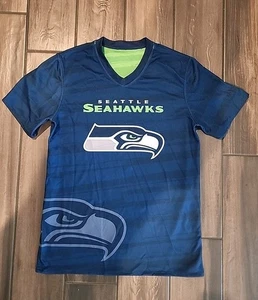 Camiseta deportiva de fútbol americano con bandera reversible Seattle Seahawks ADULTO pequeña - Imagen 1 de 4