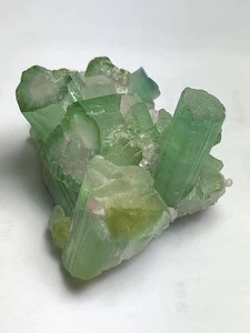 Green Tourmaline Crystal Specimen 48 g - Unique Afghan Mineral - Picture 1 of 9