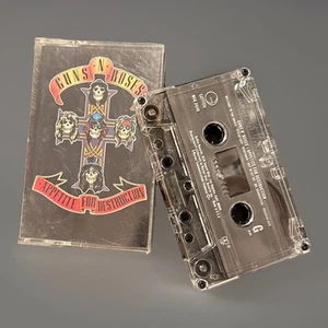 Guns N' Roses Appetite for Destruction Cassette Tape 1987 PLAY TESTED VG+ - Picture 1 of 9