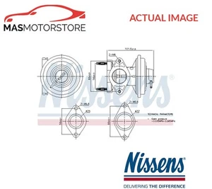 EXHAUST GAS RECIRCULATION VALVE EGR NISSENS 98444 A NEW OE REPLACEMENT - Picture 1 of 5