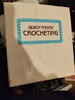 Quick 'N Easy Crocheting How To Book Crafts Instructions Vtg Binder 1985 Fashion