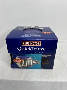 Kensington Quicktrieve Zip Disk Storage Rack Holds 9 Disks New in Box NOS - Picture 1 of 6