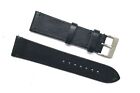 21Mm Black Or Brown Genuine Leather Classic Watch Band Handmade Stainless Buckle